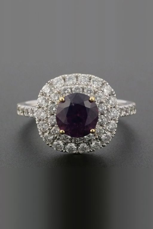 18k Gold Sapphire and Diamond Ring