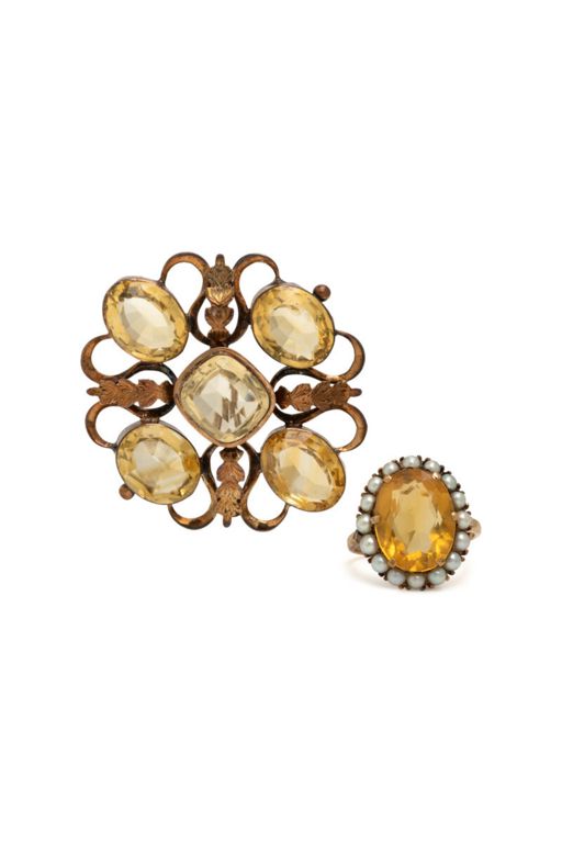 Collection of Citrine Jewelry