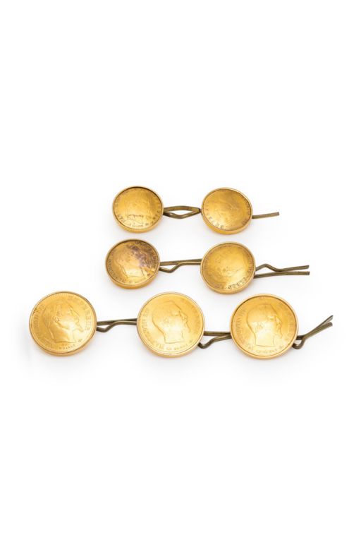Yellow Gold Coin Dress Set