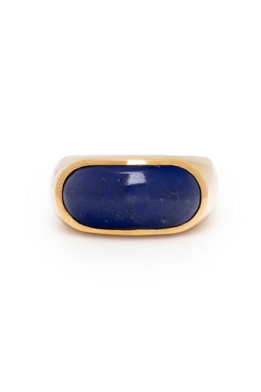 Lapis Lazuli and Yellow Gold Ring