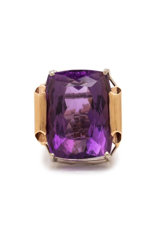 Gold Amethyst Ring