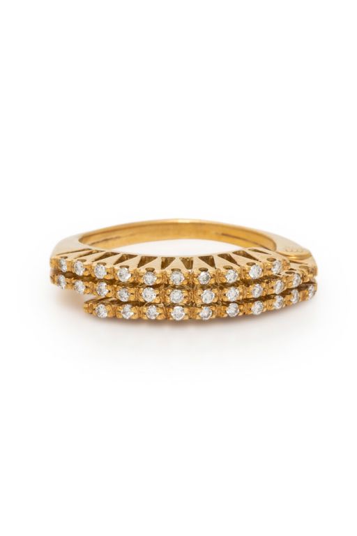 18k Gold Diamond Ring