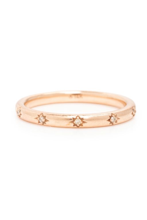 Diamond and Rose Gold Ring