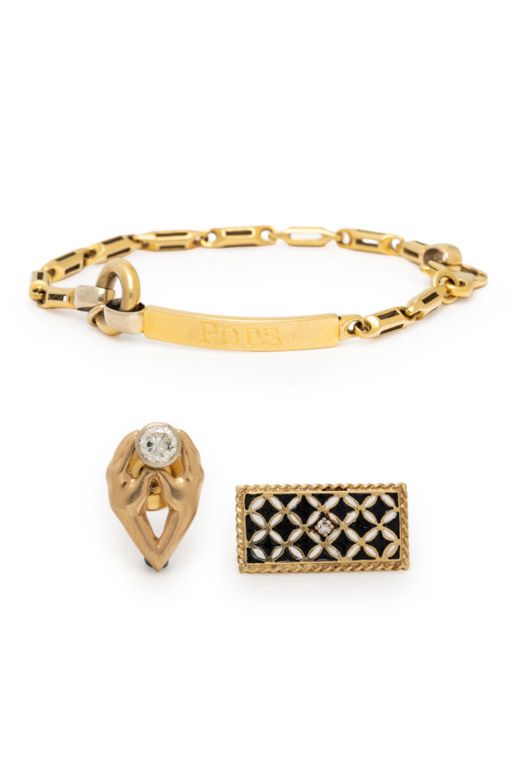 18k Gold Diamond Jewelry Set