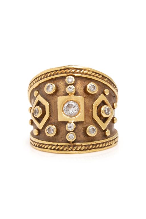 18k Gold Diamond Ring