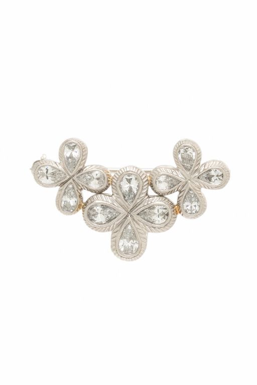 Platinum Diamond Brooch