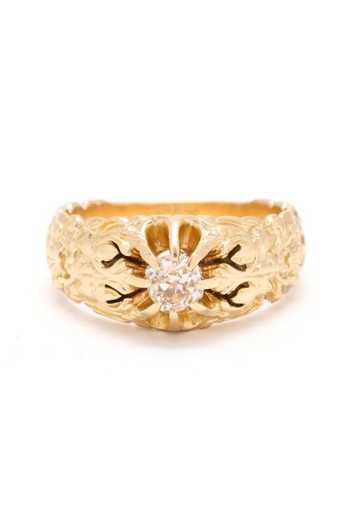 Gold and Diamond Ring