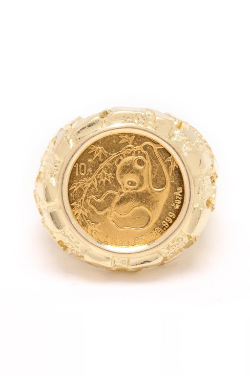 Gold Coin Ring