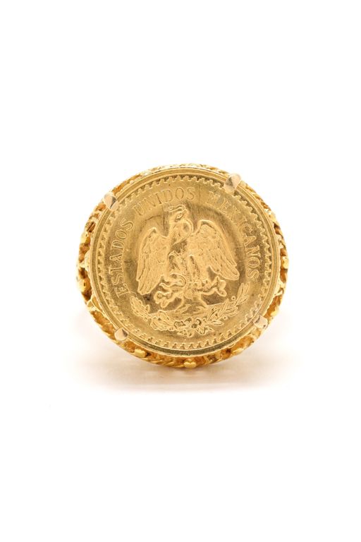 Gold Coin Ring