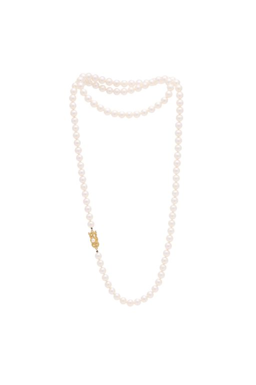 18k Gold Pearl Necklace
