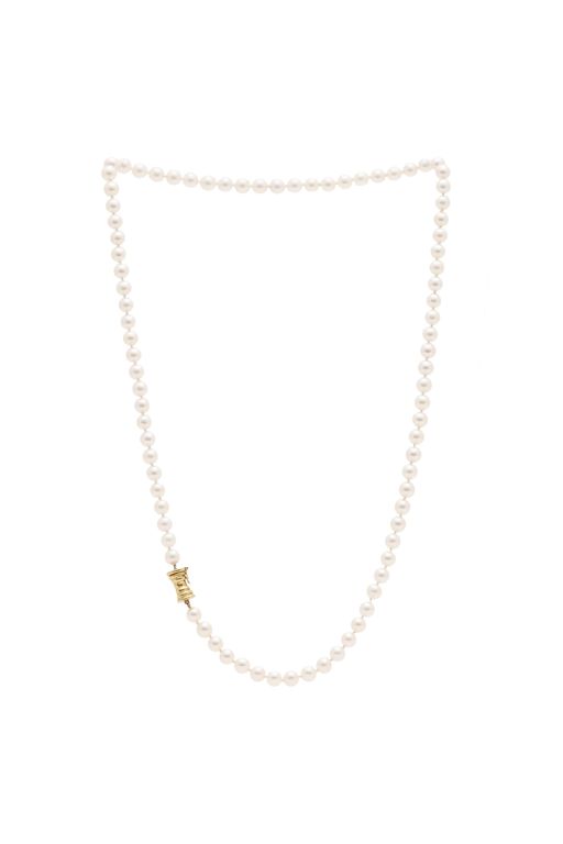 Gold and Pearl Necklace
