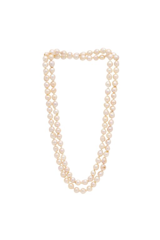 Endless Strand Pearl Necklace