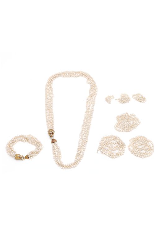 14k Gold Multi-Gem Jewelry Set