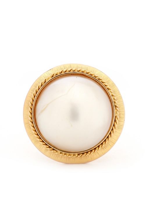 Gold and Pearl Ring