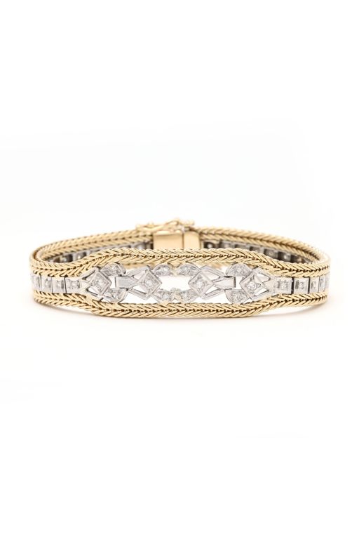 14k Gold Diamond Bracelet