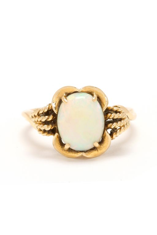 Gold and Opal Ring