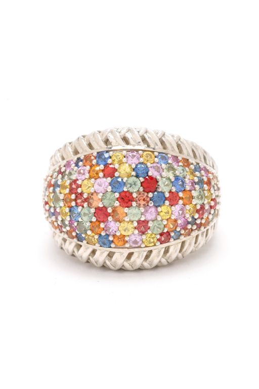 Sterling Silver Sapphire Ring