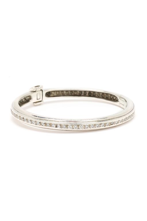 Sterling Silver Diamond Bracelet