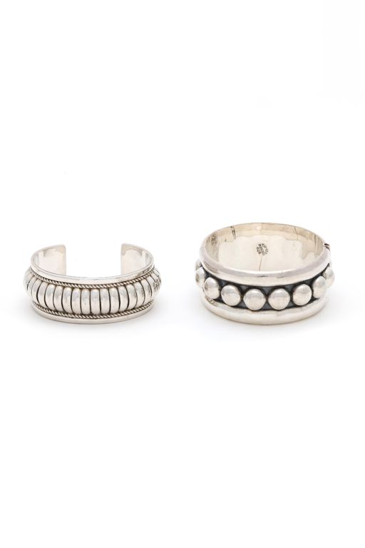 Two Vintage Silver Bracelets