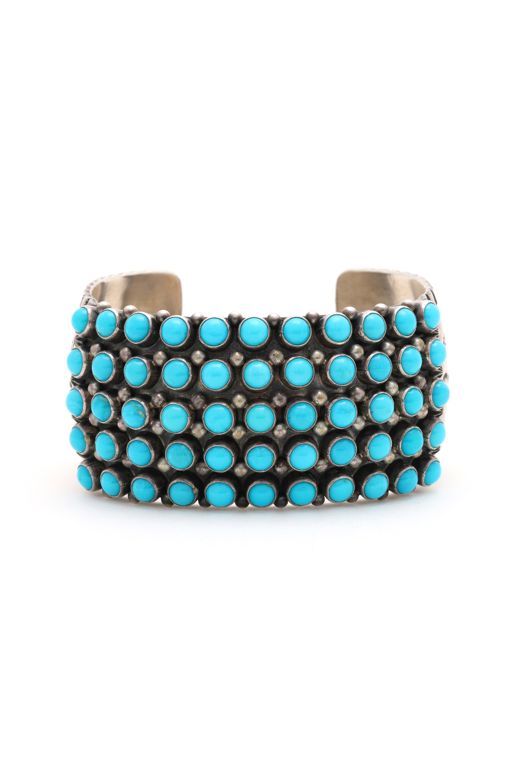 Silver and Turquoise Cuff Bracelet