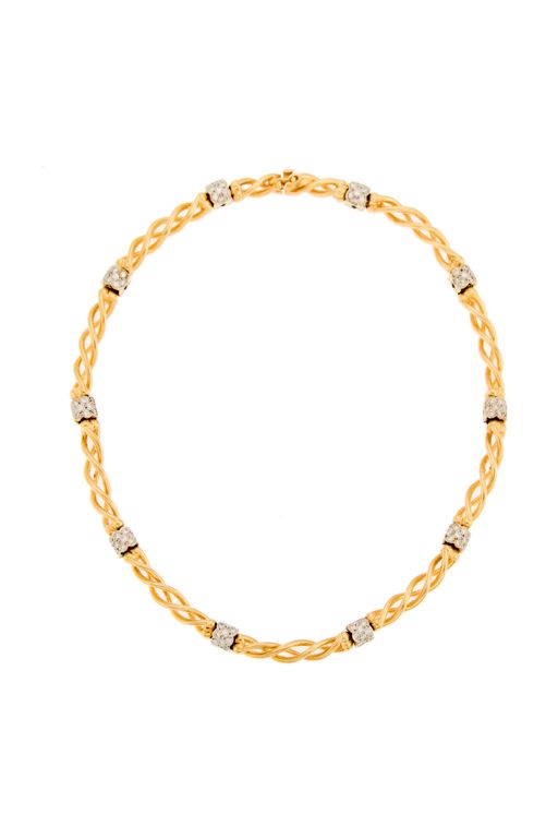 14k Gold Diamond Necklace