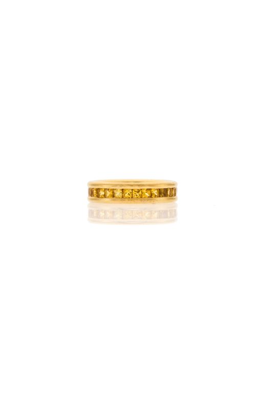 18k Gold Sapphire Ring