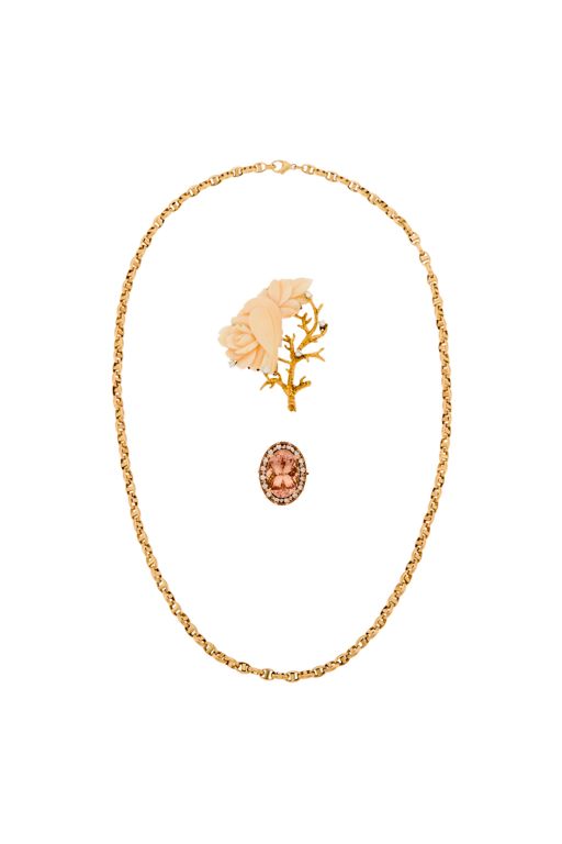 14k Gold Multi-Gem Jewelry Set