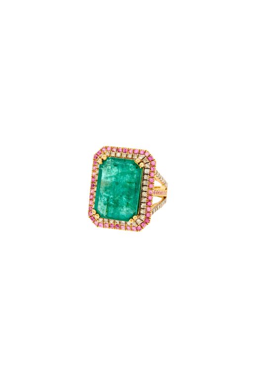 14k Gold Multi-Gem Ring