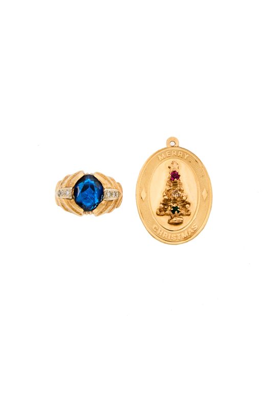 10k Gold Multi-Gem Jewelry Set