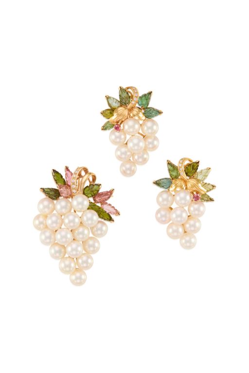 14k Gold Multi-Gem Jewelry Set