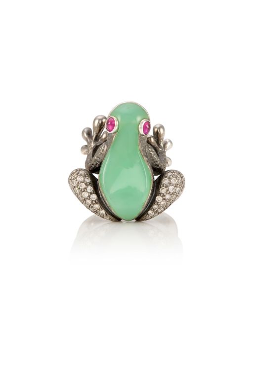 18k Gold Multi-Gem Ring