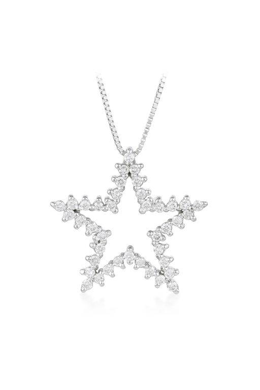 Diamond Star Pendant Necklace