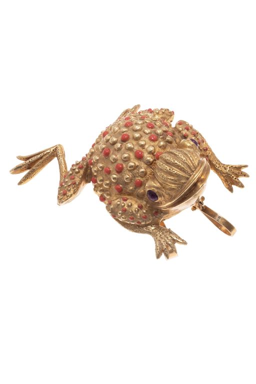 14k Gold Ruby Pendant