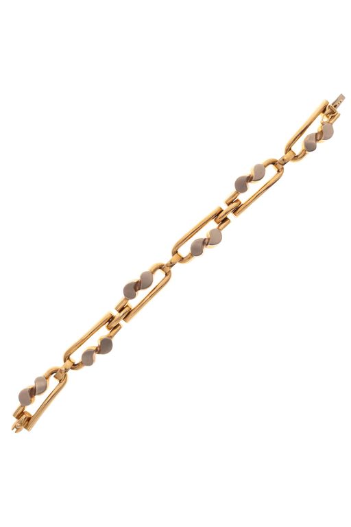 18k Yellow and White gold Bracelet