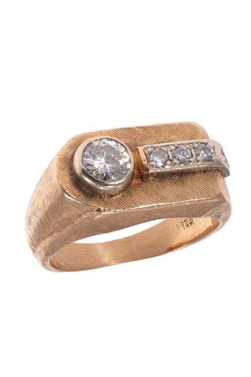 14k Gold Diamond Ring