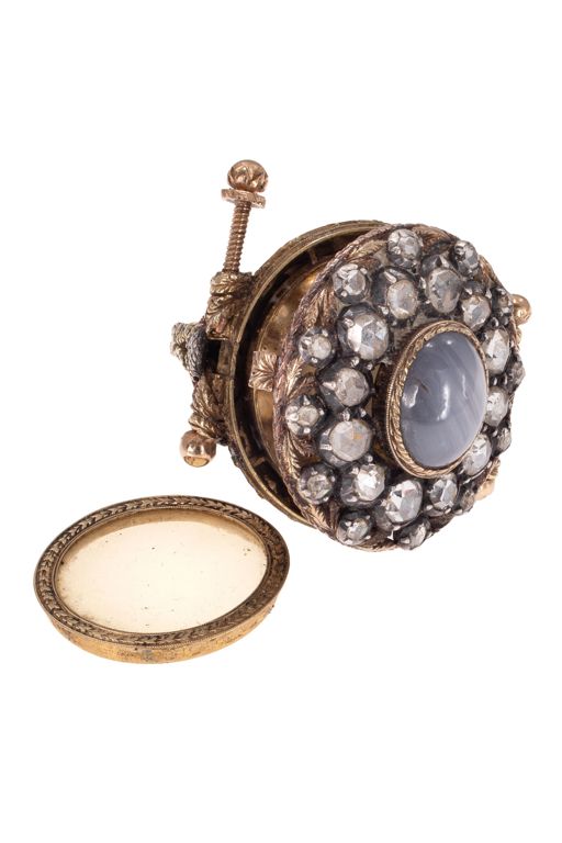 14k Gold Sapphire and Diamond Ring