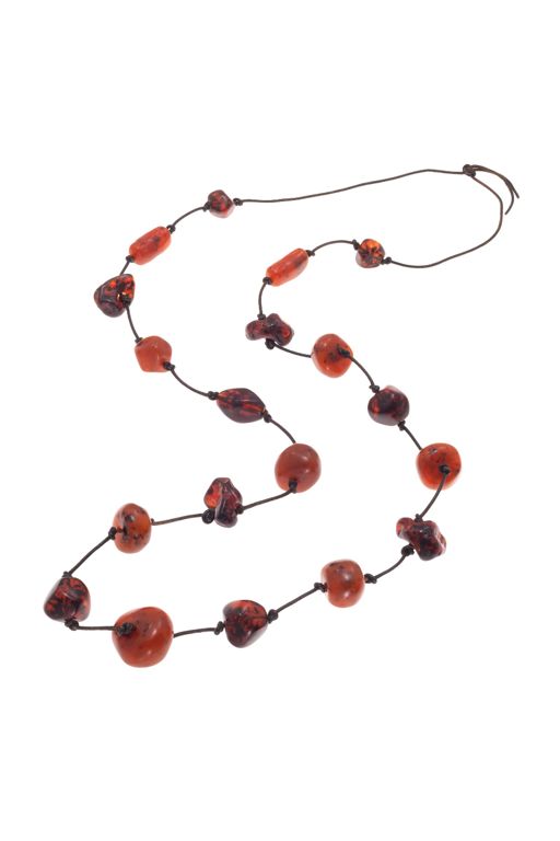 Amber Bead Necklace