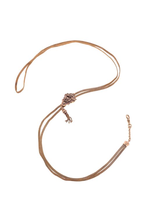 Victorian 14k Rose and Yellow Gold Slide Chain