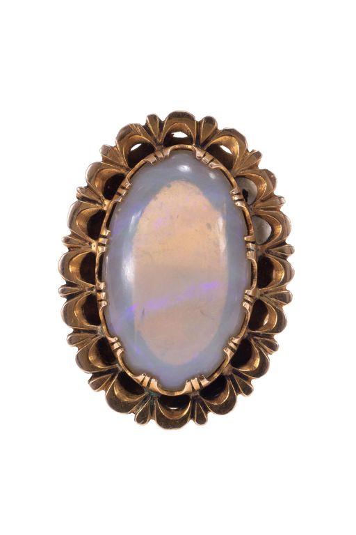 14k Gold Opal Ring
