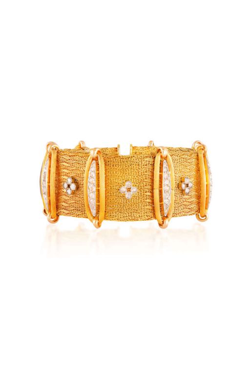 18k Yellow Gold Diamond Bracelet