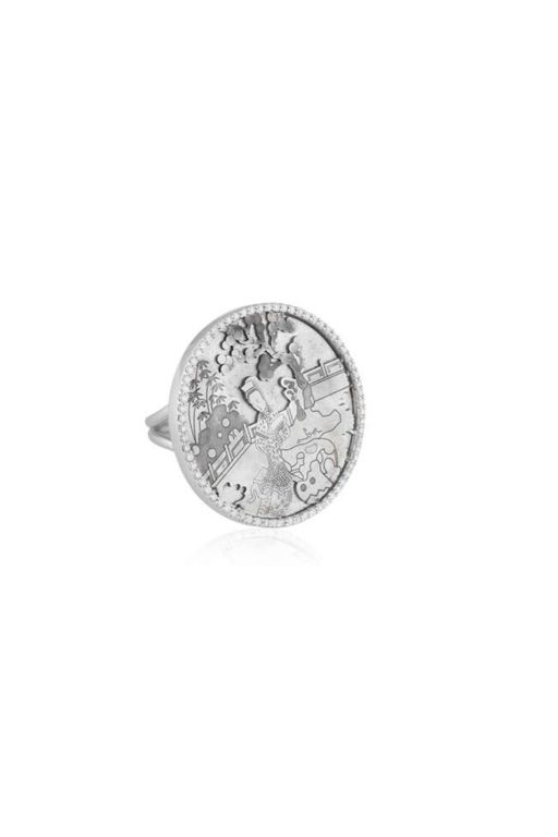 18k White Gold Diamond Ring