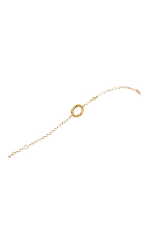 18k Rose Gold Diamond Chain Bracelet