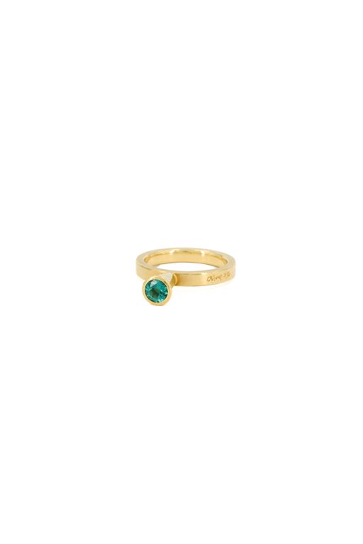 18k Yellow Gold Tourmaline Ring