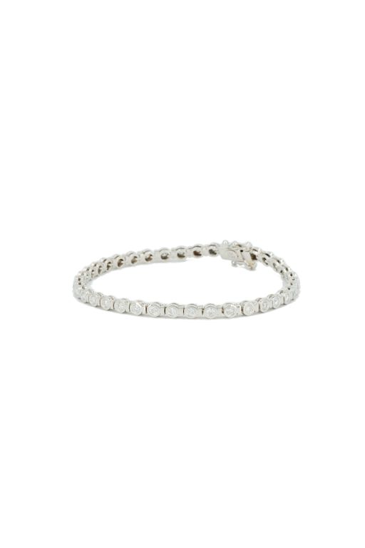 18k White Gold Diamond Tennis Bracelet