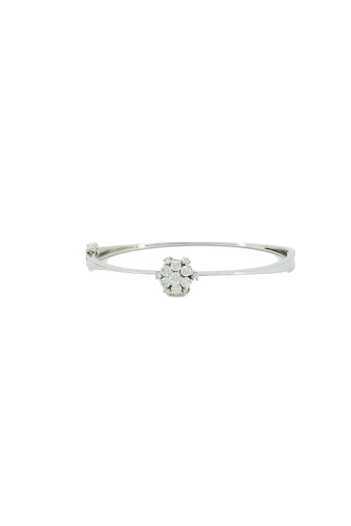 14k White Gold Diamond Bracelet
