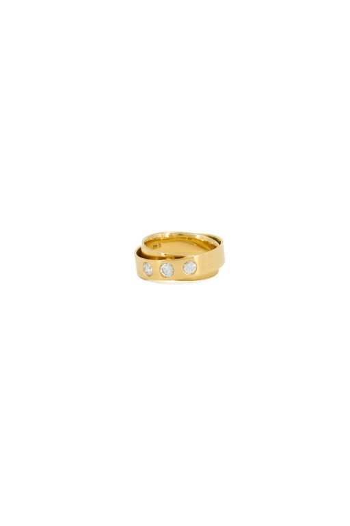 18k Yellow Gold Diamond Ring