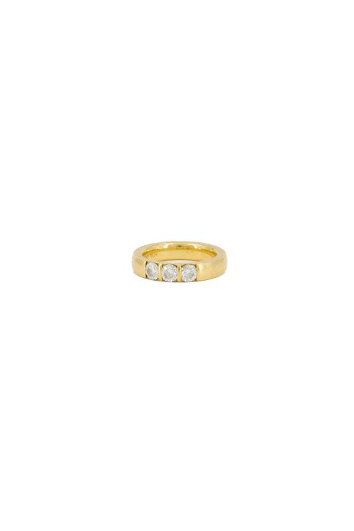 18k Yellow Gold Diamond Ring