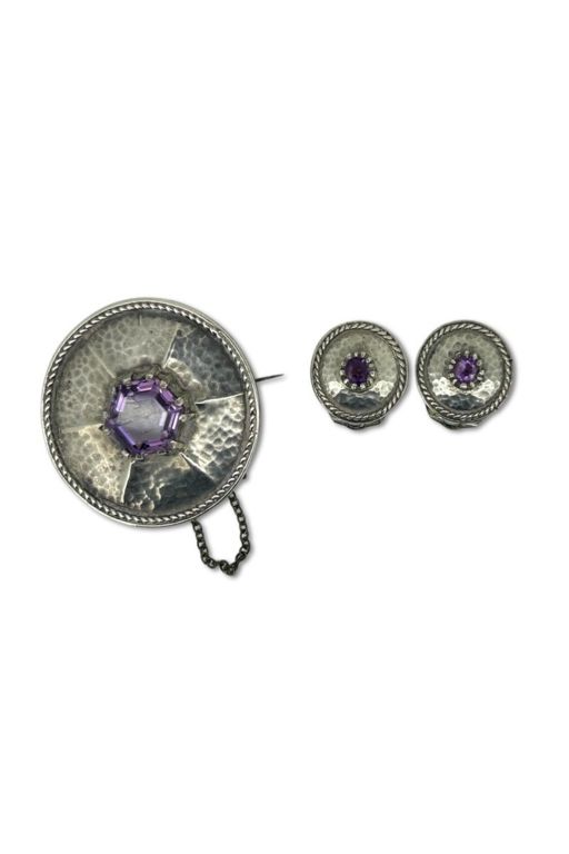 Sterling Silver Amethyst Jewelry Set