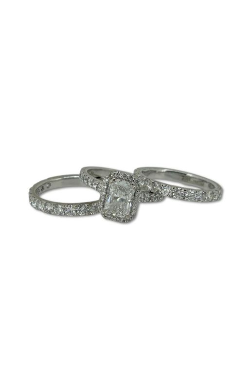 Three 18k Gold Diamond Rings