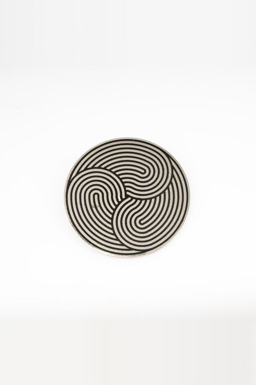 Sterling Silver Enamel Brooch